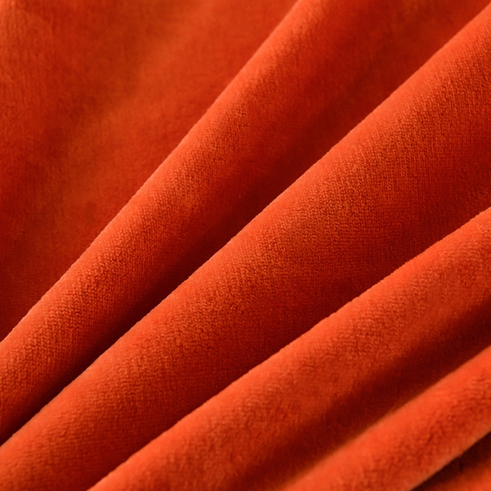 91家纺网 家纺一手货源 找家纺 畅畅家纺 2023新款纯色8.5斤9斤牛奶绒法莱绒宝宝金貂绒四件套 桔色+深灰