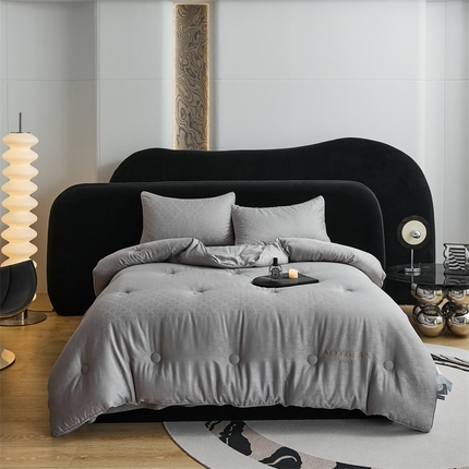 91家纺网 家纺一手货源 找家纺 （总）头等舱 润棉贡缎大提花A类20大豆抗菌秋冬被（基础款）拍摄2