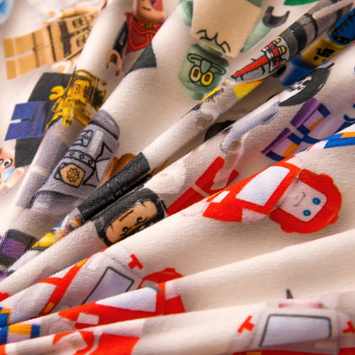 91家纺网 家纺一手货源 找家纺 爵仕家纺 2023新款暴力熊牛奶绒系列四件套 糖果熊