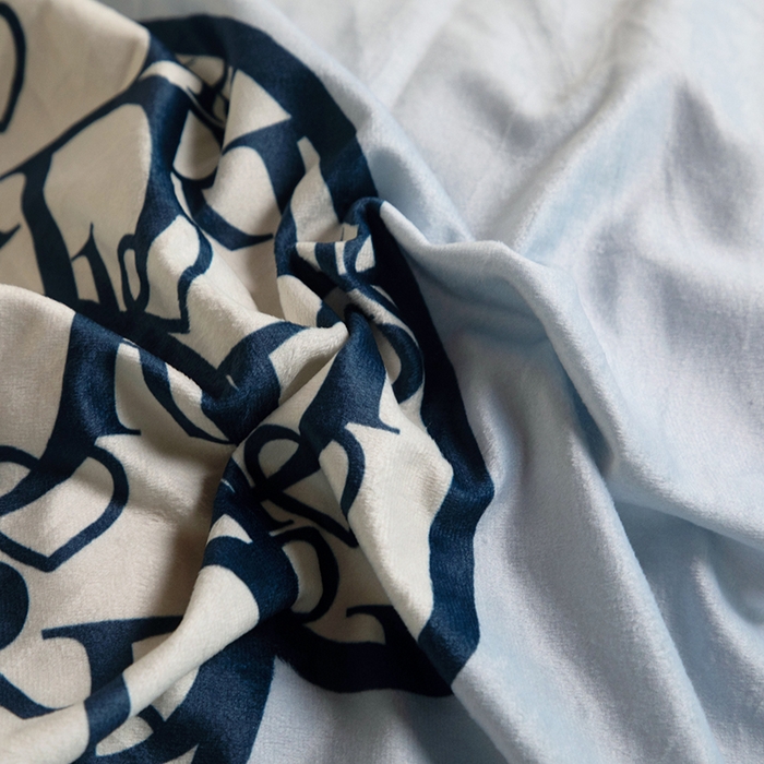 91家纺网 家纺一手货源 找家纺 摩卡 2024新款秋冬新品网红款婴儿绒毛四件套 萌迪