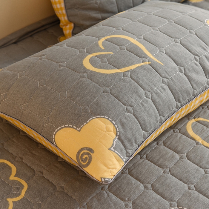 91家纺网 家纺一手货源 找家纺 八十八家纺 2024新款全棉夹棉单品套件—枕套 花怡梦 