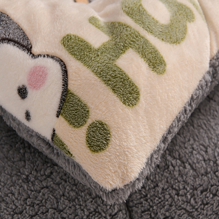 91家纺网 家纺一手货源 找家纺 金灵居 2025新款雪花绒羊羔绒冬被子被芯春秋被 萌宠乐园