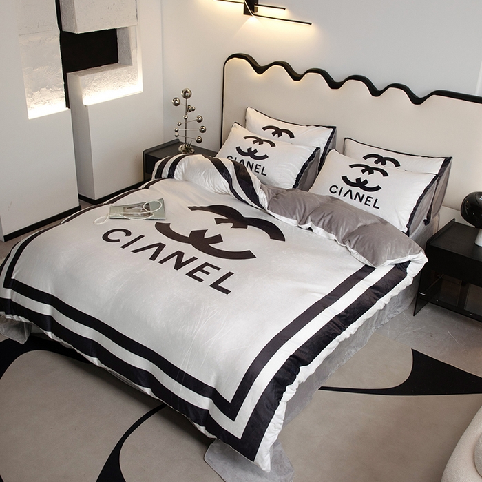 91家纺网 家纺一手货源 找家纺 摩卡 2024新款秋冬新品网红款婴儿绒毛四件套 可可白