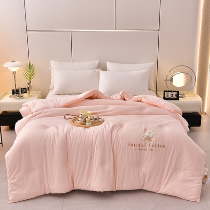 （总）小牛席业 2023新款棉花朵朵大豆被冬被被芯被子春秋被-风格二