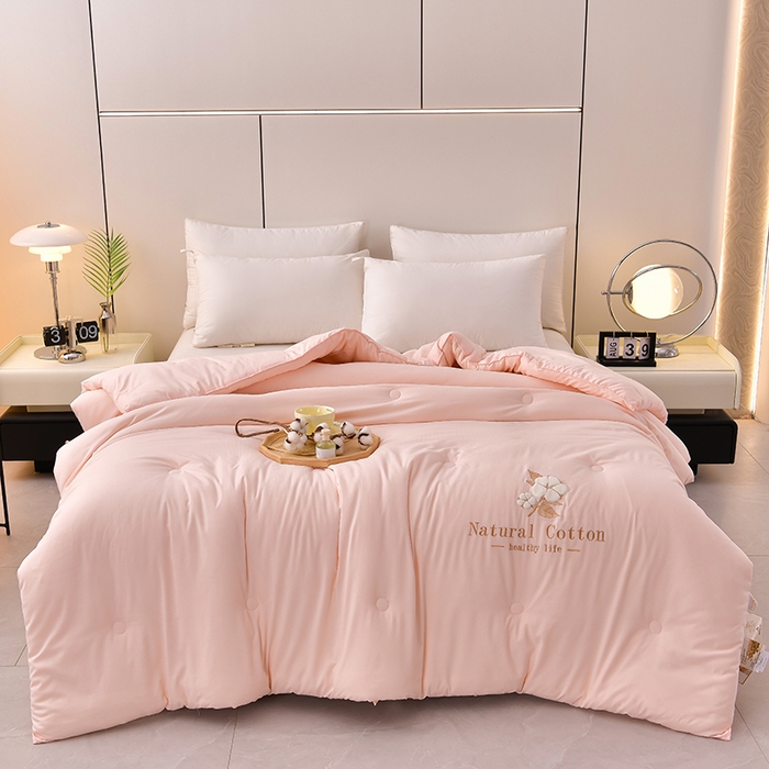 91家纺网 家纺一手货源 找家纺 （总）小牛席业 2023新款棉花朵朵大豆被冬被被芯被子春秋被-风格二