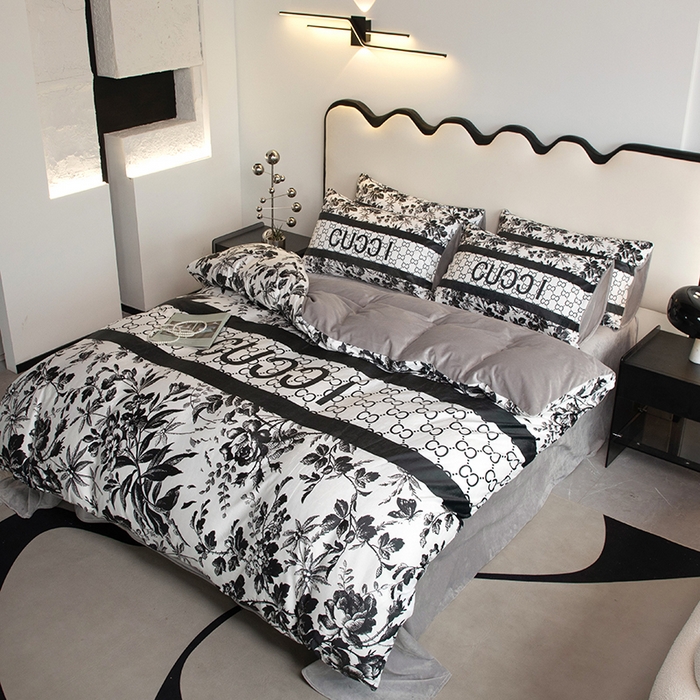 91家纺网 家纺一手货源 找家纺 摩卡 2024新款秋冬新品网红款婴儿绒毛四件套 绮丽复古