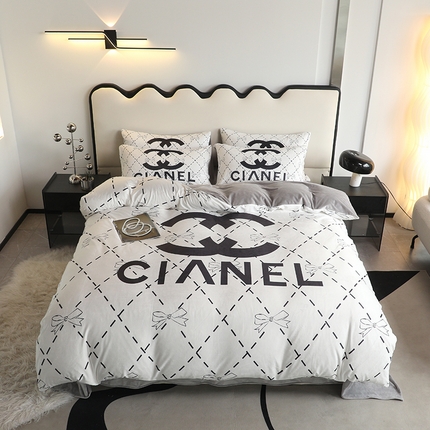 91家纺网 家纺一手货源 找家纺 摩卡 2024新款秋冬新品网红款婴儿绒毛四件套 可可小姐