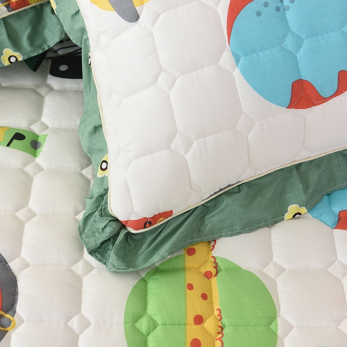 91家纺网 家纺一手货源 找家纺 八十八家纺 2024新款全棉夹棉单品套件—枕套 卡通乐园