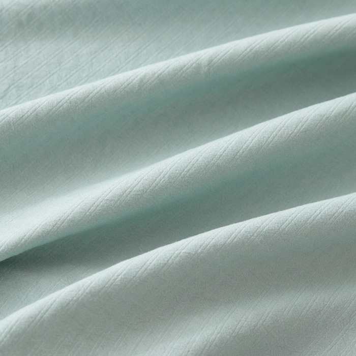 91家纺网 家纺一手货源 找家纺 荣轩家居 2023新款泡泡纱睡袋 湖蓝