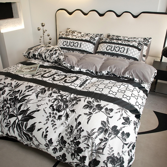 91家纺网 家纺一手货源 找家纺 摩卡 2024新款秋冬新品网红款婴儿绒毛四件套 绮丽复古