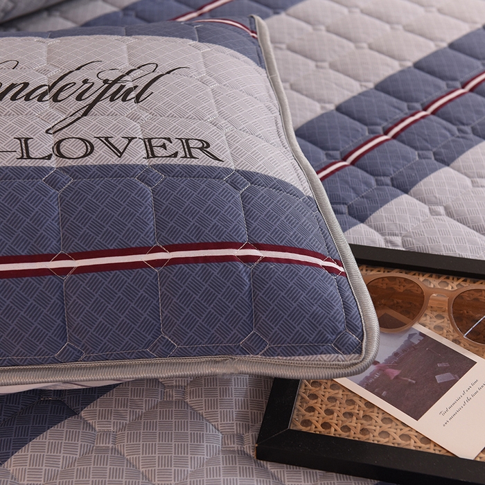 91家纺网 家纺一手货源 找家纺 八十八家纺 2024新款全棉夹棉单品套件—枕套 航海天际 