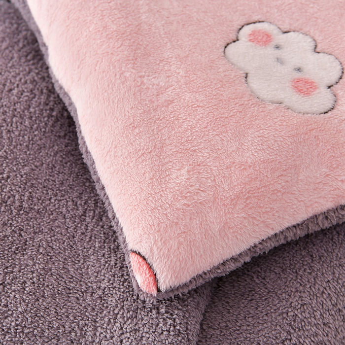 91家纺网 家纺一手货源 找家纺 金灵居 2025新款雪花绒羊羔绒冬被子被芯春秋被 樱桃女孩