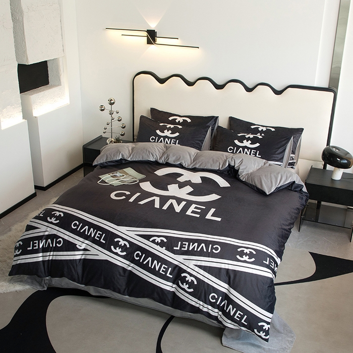 91家纺网 家纺一手货源 找家纺 摩卡 2024新款秋冬新品网红款婴儿绒毛四件套 可可黑