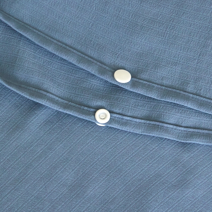 91家纺网 家纺一手货源 找家纺 荣轩家居 2023新款泡泡纱睡袋 青花蓝