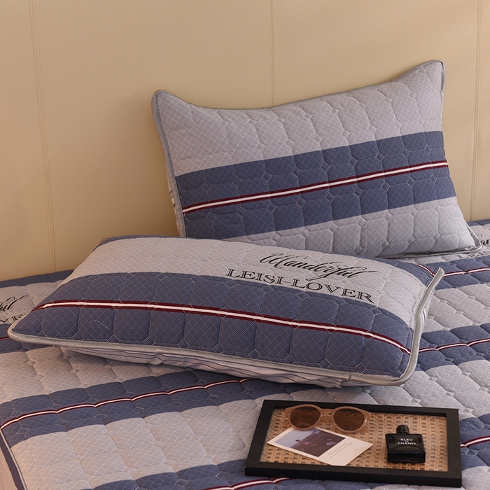 91家纺网 家纺一手货源 找家纺 八十八家纺 2024新款全棉夹棉单品套件—枕套 航海天际 