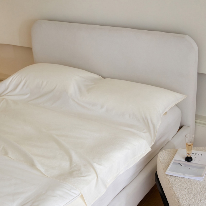 91家纺网 家纺一手货源 找家纺 荣轩家居 2023新款泡泡纱睡袋 奶白