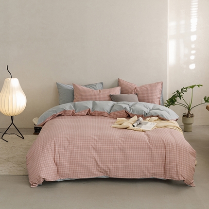 91家纺网 家纺一手货源 找家纺 （总）卡巴伦家纺  2023新款纯棉磨毛无印风四件套