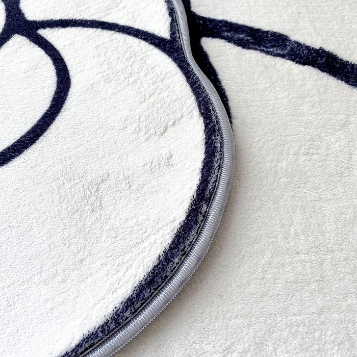 91家纺网 家纺一手货源 找家纺 （总）爵仕家纺 2023新款仿羊绒山茶花地毯地垫