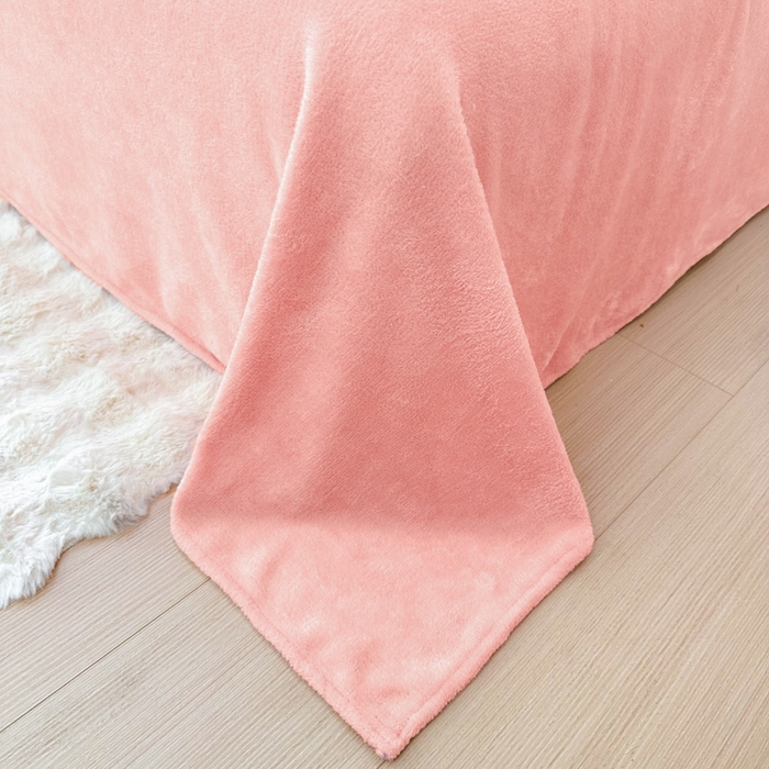 91家纺网 家纺一手货源 找家纺 美莱 2023爆款雪花绒四件套法莱绒牛奶绒被套量大价格优惠 彩虹