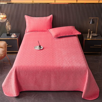 91家纺网 家纺一手货源 找家纺 新款双面绒床盖榻榻米炕盖炕垫CS 500-509 CS506