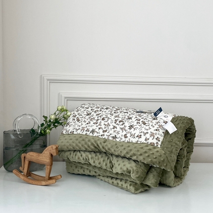 91家纺网 家纺一手货源 找家纺 （总）源启生活 2023新款全棉皱皱纱手包边豆豆被