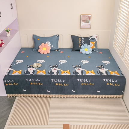 91家纺网 家纺一手货源 找家纺 新款化纤炕盖榻榻米炕垫KH510-526 KH521