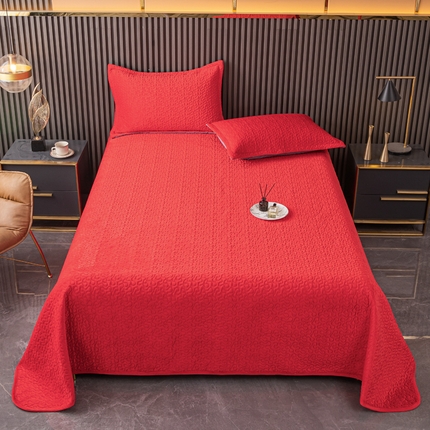 91家纺网 家纺一手货源 找家纺 新款双面绒床盖榻榻米炕盖炕垫CS 500-509 CS507