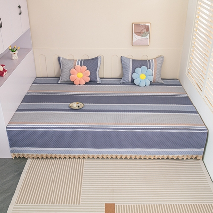 91家纺网 家纺一手货源 找家纺 （总）新款化纤炕盖榻榻米炕垫KH510-526榻榻米垫