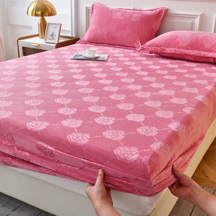 91家纺网 家纺一手货源 找家纺 （总）家贝爱 2023新款剪花绒床笠