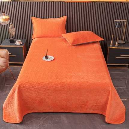 91家纺网 家纺一手货源 找家纺 新款双面绒床盖榻榻米炕盖炕垫CS 500-509 CS508