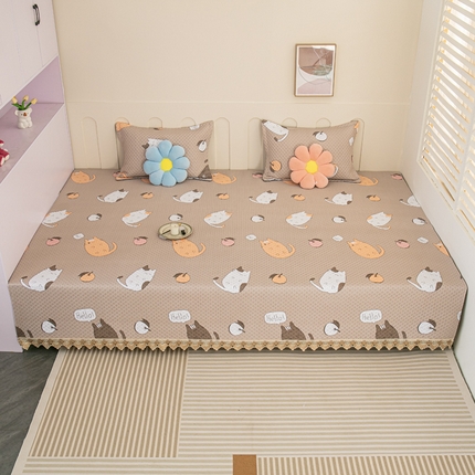 91家纺网 家纺一手货源 找家纺 （总）新款化纤炕盖榻榻米炕垫KH510-526榻榻米垫