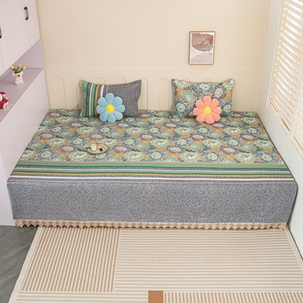 91家纺网 家纺一手货源 找家纺 新款化纤炕盖榻榻米炕垫KH510-526 KH523