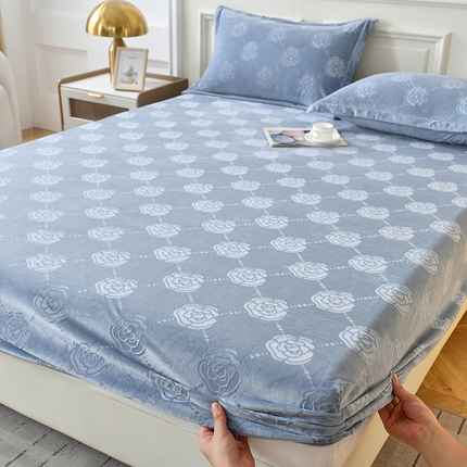 91家纺网 家纺一手货源 找家纺 （总）家贝爱 2023新款剪花绒床笠