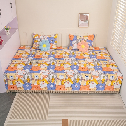 91家纺网 家纺一手货源 找家纺 （总）新款化纤炕盖榻榻米炕垫KH510-526榻榻米垫