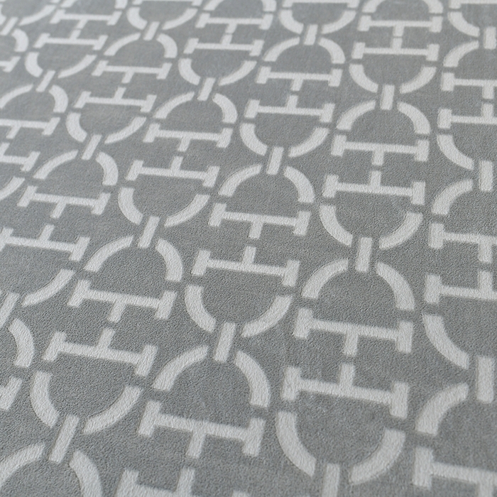 91家纺网 家纺一手货源 找家纺 家贝爱 2023新款剪花绒床笠 迪欧-灰