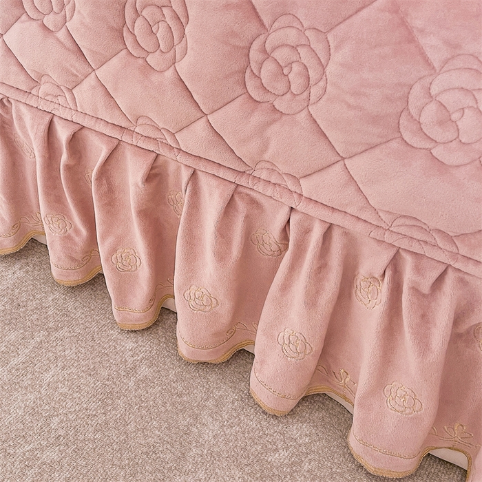 91家纺网 家纺一手货源 找家纺 （总）宜凡2023新款婴儿绒全夹棉床盖四件套