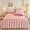 91家纺网 家纺一手货源 找家纺 （总）宜凡 2023新款烂花牛奶绒床裙三件套