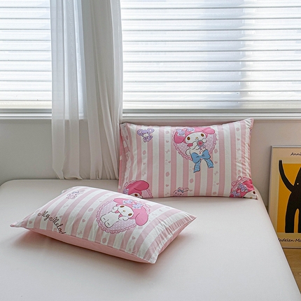 91家纺网 家纺一手货源 找家纺 （总）爱丽丝 2024新款正版授权三丽鸥全棉单品枕套系列