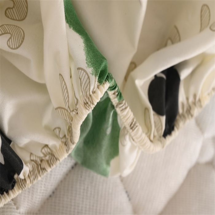 91家纺网 家纺一手货源 找家纺 花言狐语2025新款A类防水床笠隔尿透气席梦思保护套可定制水洗 夏日时光