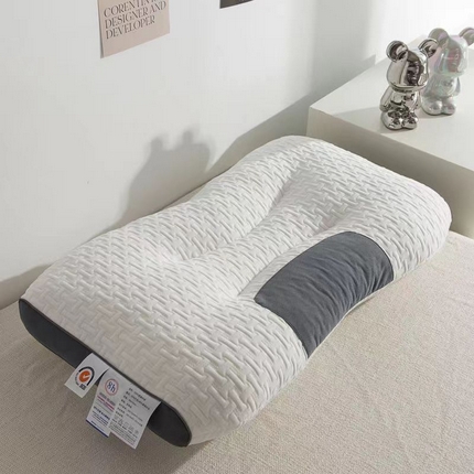 （总）梦莱家纺 2023新款针织骨头枕SPA按摩枕骨头型枕头
