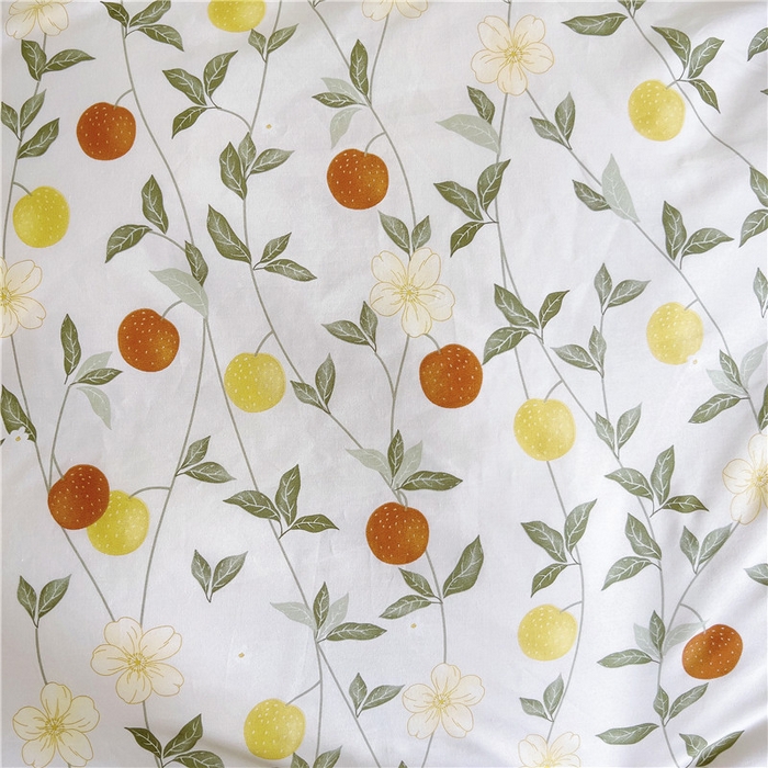 91家纺网 家纺一手货源 找家纺 十个点 2024新款印花夹棉蕾丝单床裙-玲珑 橙意