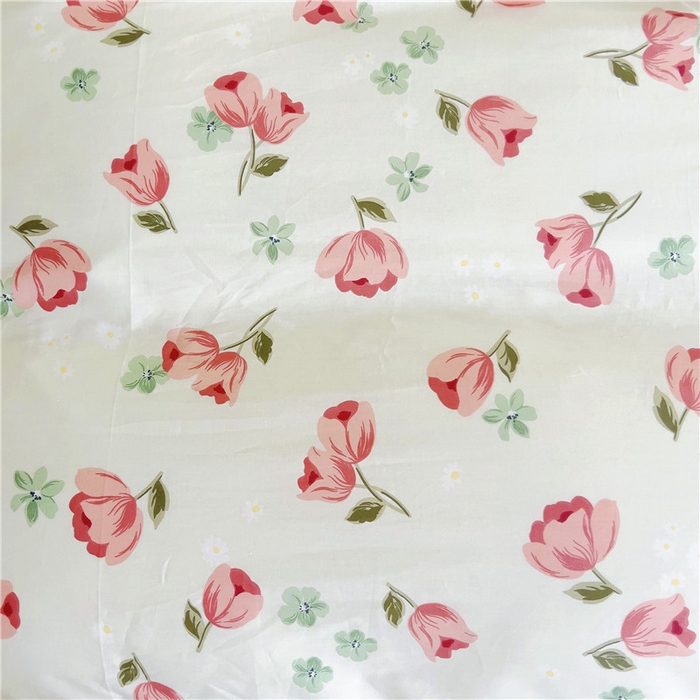 91家纺网 家纺一手货源 找家纺 十个点 2024新款印花夹棉蕾丝四件套 心语