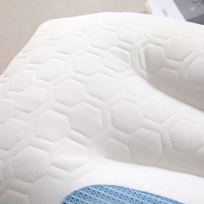 91家纺网 家纺一手货源 找家纺 （总）梦莱家纺 2025新款云柔乳胶护颈枕spa按摩功能枕枕头枕芯