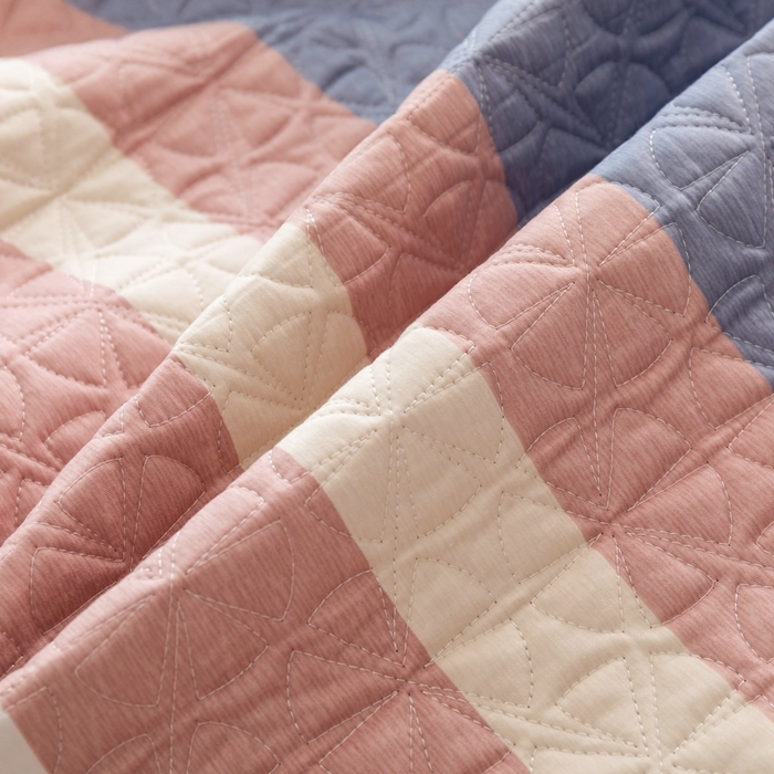 91家纺网 家纺一手货源 找家纺 优乐家纺 2023新款夹棉绗缝套件及单品系列-单床盖 莫卡