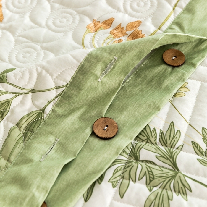 91家纺网 家纺一手货源 找家纺 优乐家纺 2023新款夹棉绗缝套件及单品系列-单枕套 沁香