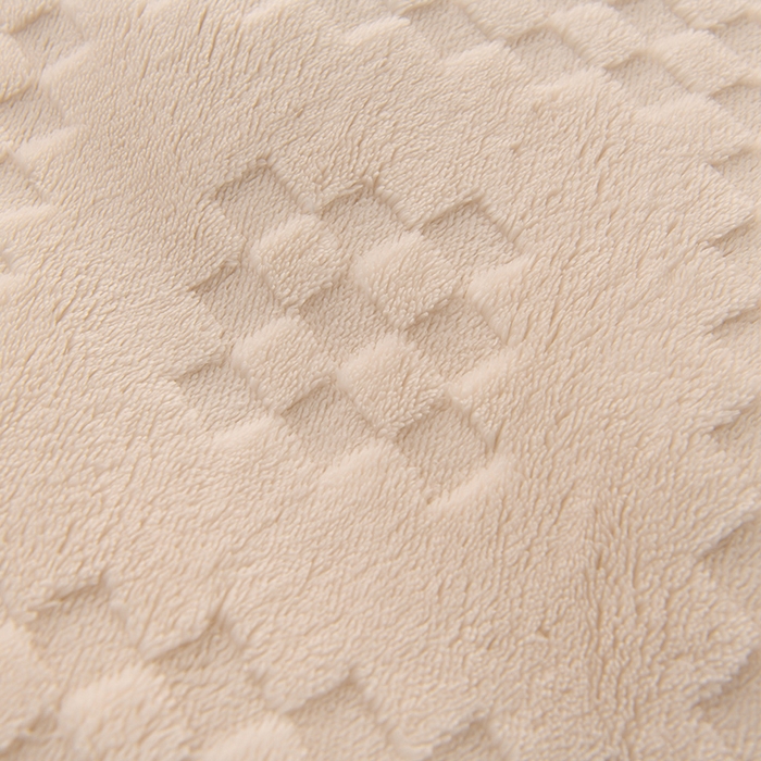 91家纺网 家纺一手货源 找家纺 澳梵家居 2023新款轻奢款宽边塔芙绒四件套 卡曼-奶白