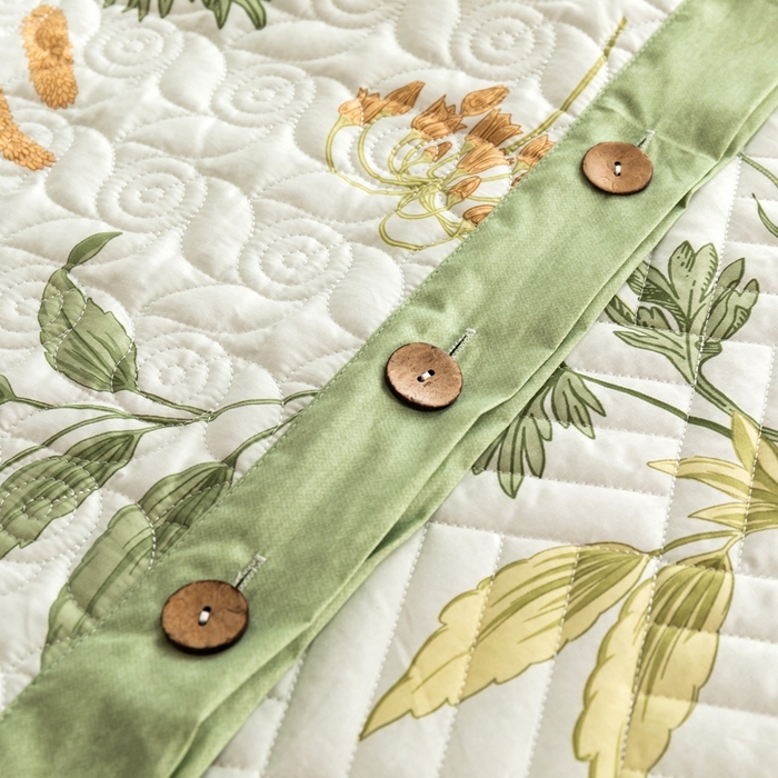 91家纺网 家纺一手货源 找家纺 优乐家纺 2023新款夹棉绗缝套件及单品系列-四件套  沁香