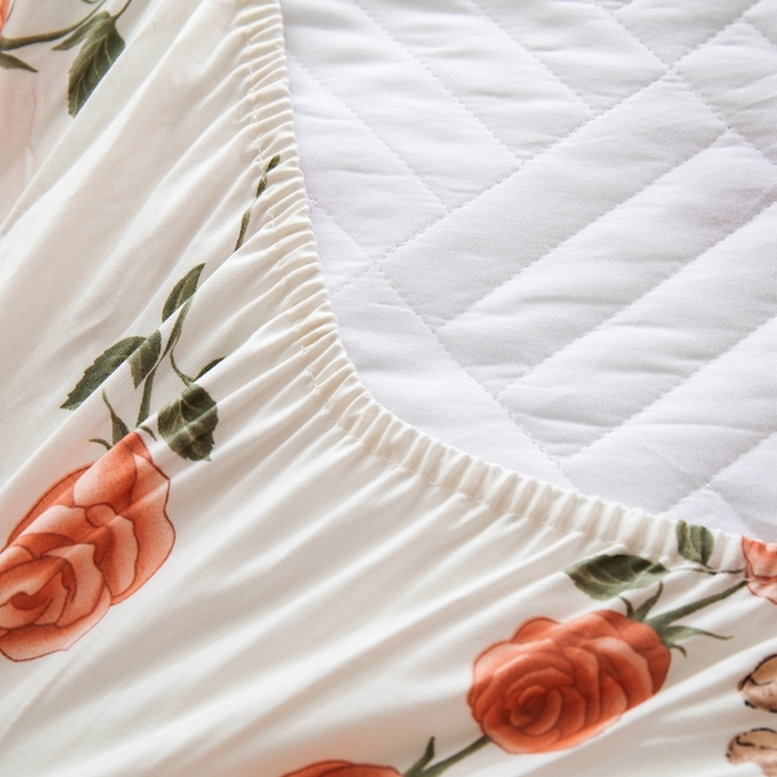 91家纺网 家纺一手货源 找家纺 优乐家纺 2023新款夹棉绗缝套件及单品系列-单床笠 一世情缘