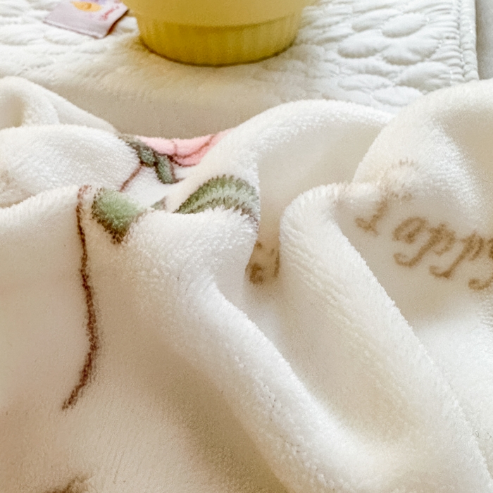 91家纺网 家纺一手货源 找家纺 安哆啦 2024新款高克重牛奶绒混搭四件套 晚安玫瑰