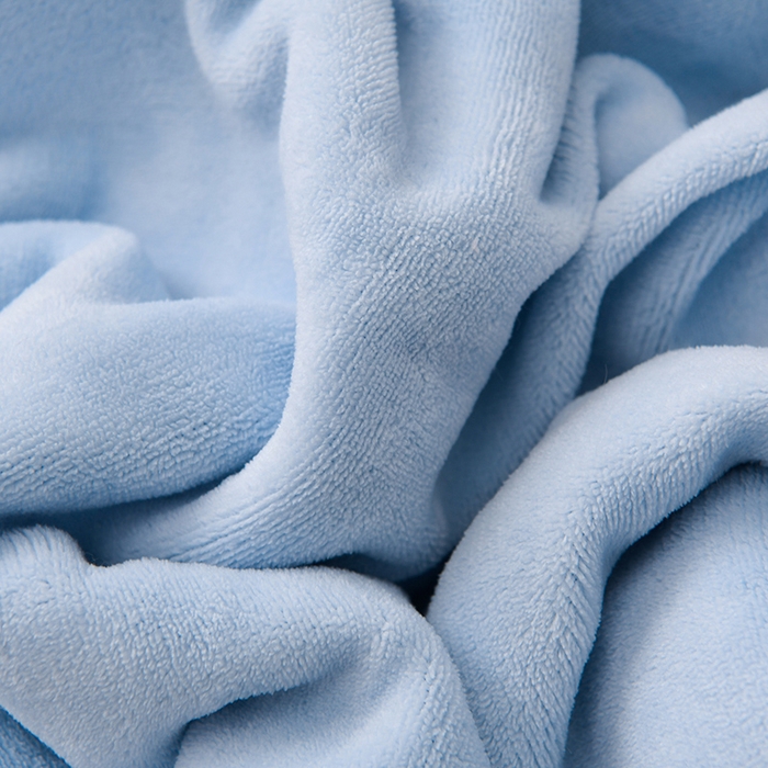 91家纺网 家纺一手货源 找家纺 澳梵家居 2023新款轻奢款宽边塔芙绒四件套 格调-天蓝